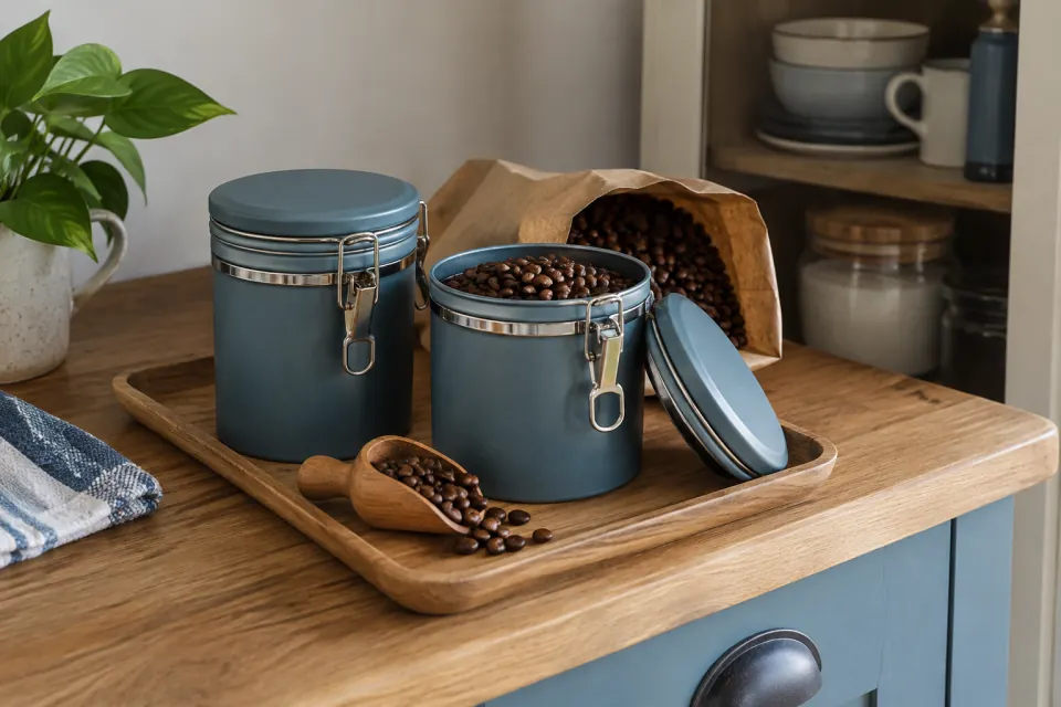 Choose one accessible, dry storage spot and buy amounts that match how quickly you use them.